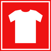 Symbol Feuerwehrbekleidung